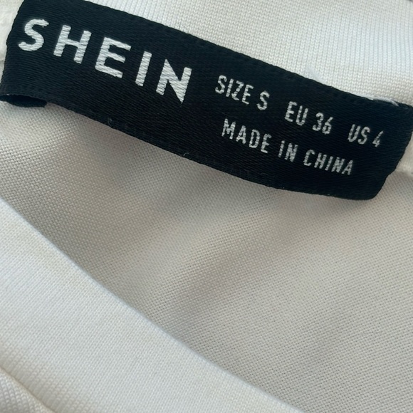 Women's White Graphic Tee - Picture 6 of 7